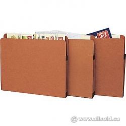 Box of 30 Expandable Accordion Pocket File Folders
